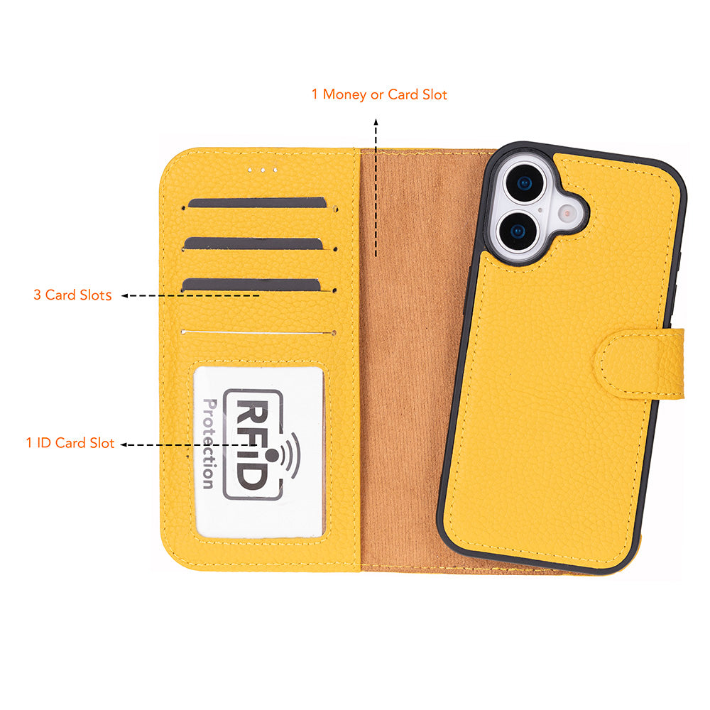 Magic I Phone 17 Leather Detachable Wallet Case
