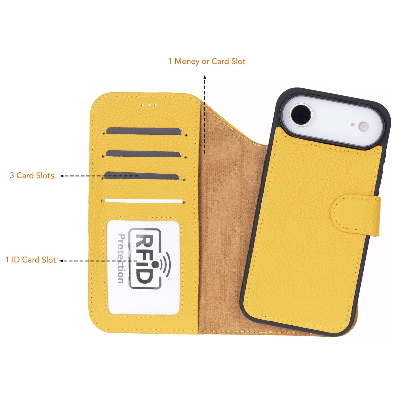 Magic I Phone 17 Air Leather Detachable Wallet Case