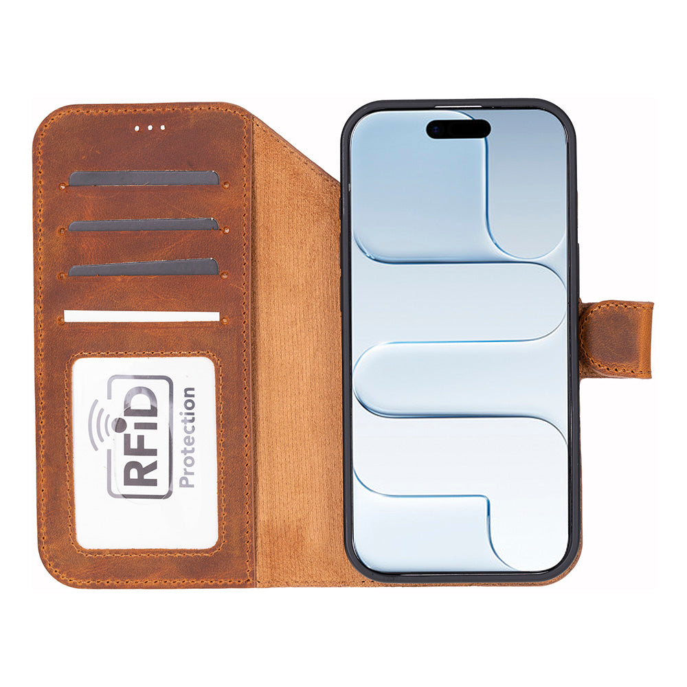Magic I Phone 17 Leather Detachable Wallet Case