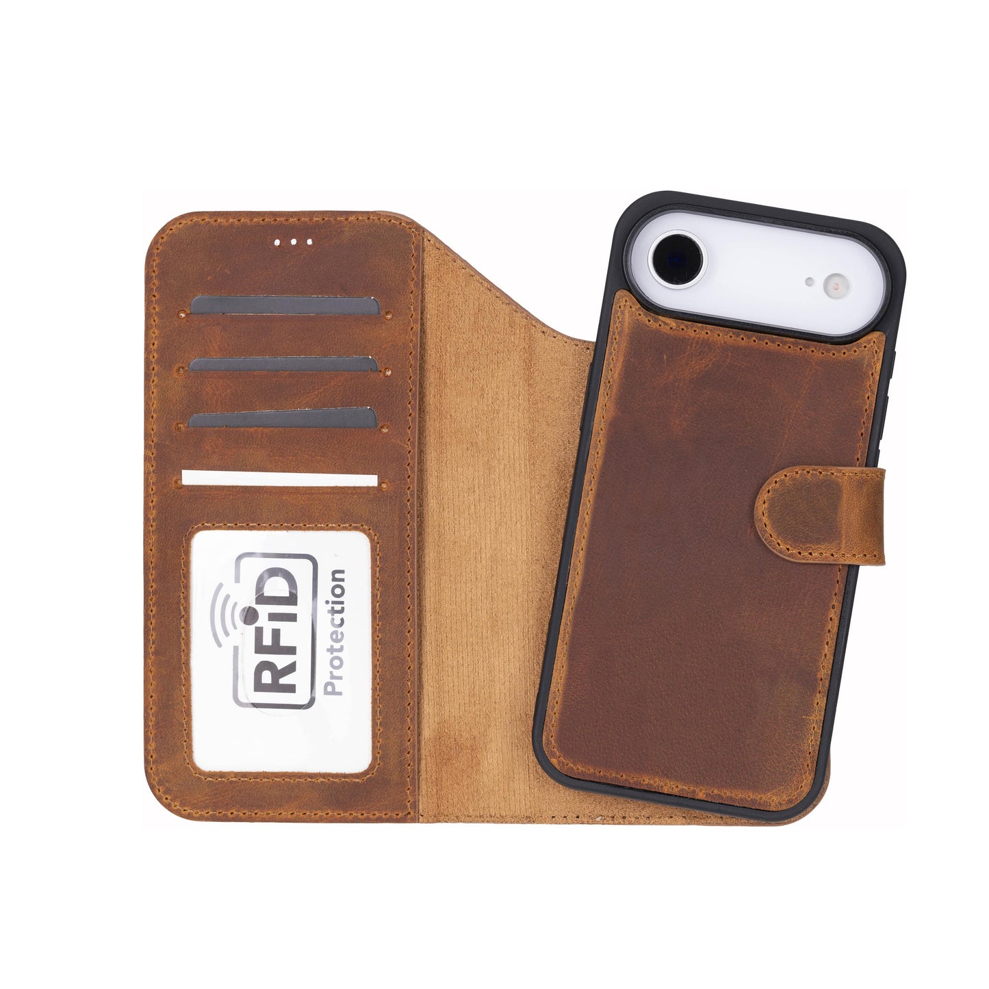 Magic I Phone 17 Air Leather Detachable Wallet Case