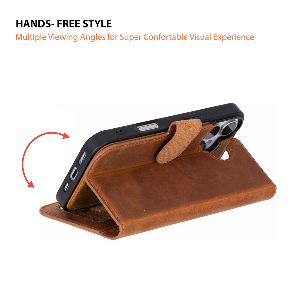 Magic I Phone 17 Leather Detachable Wallet Case