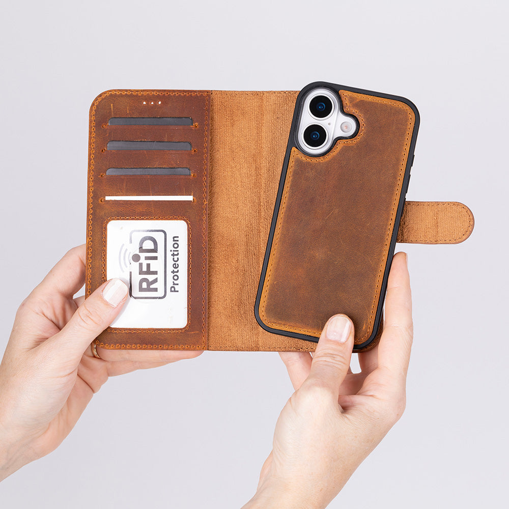 Magic I Phone 17 Leather Detachable Wallet Case