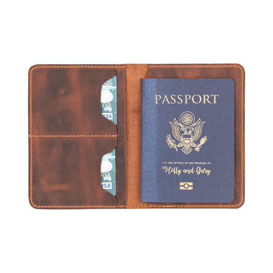 Viaggio Leather Passport Wallet