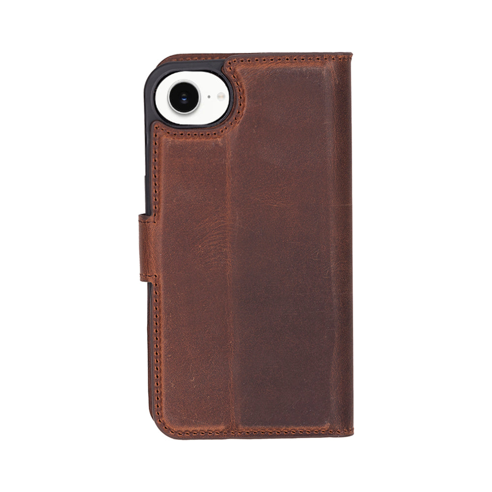 Magic I Phone 16 E Detachable Leather Wallet Case