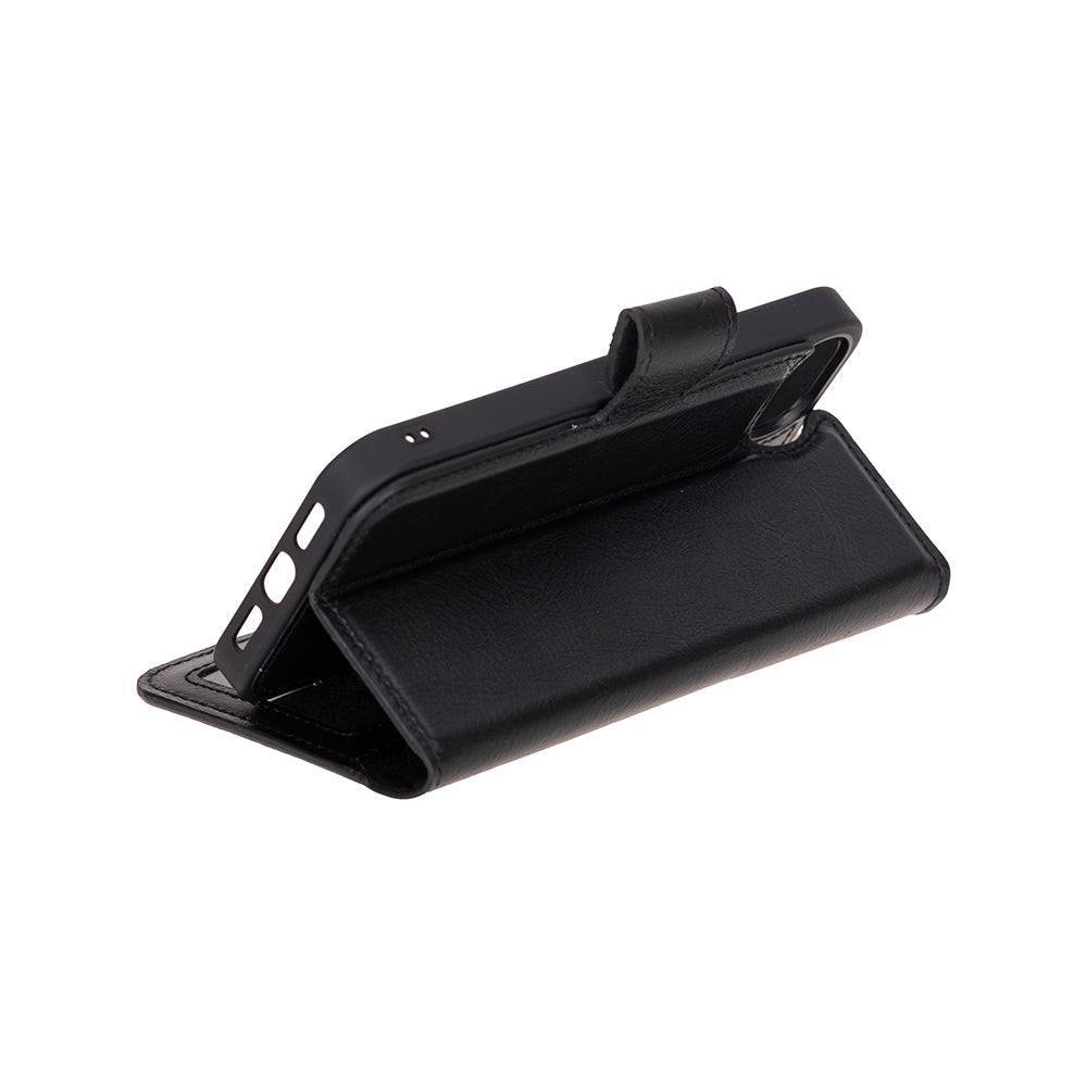 Magic I Phone 16 E Detachable Leather Wallet Case