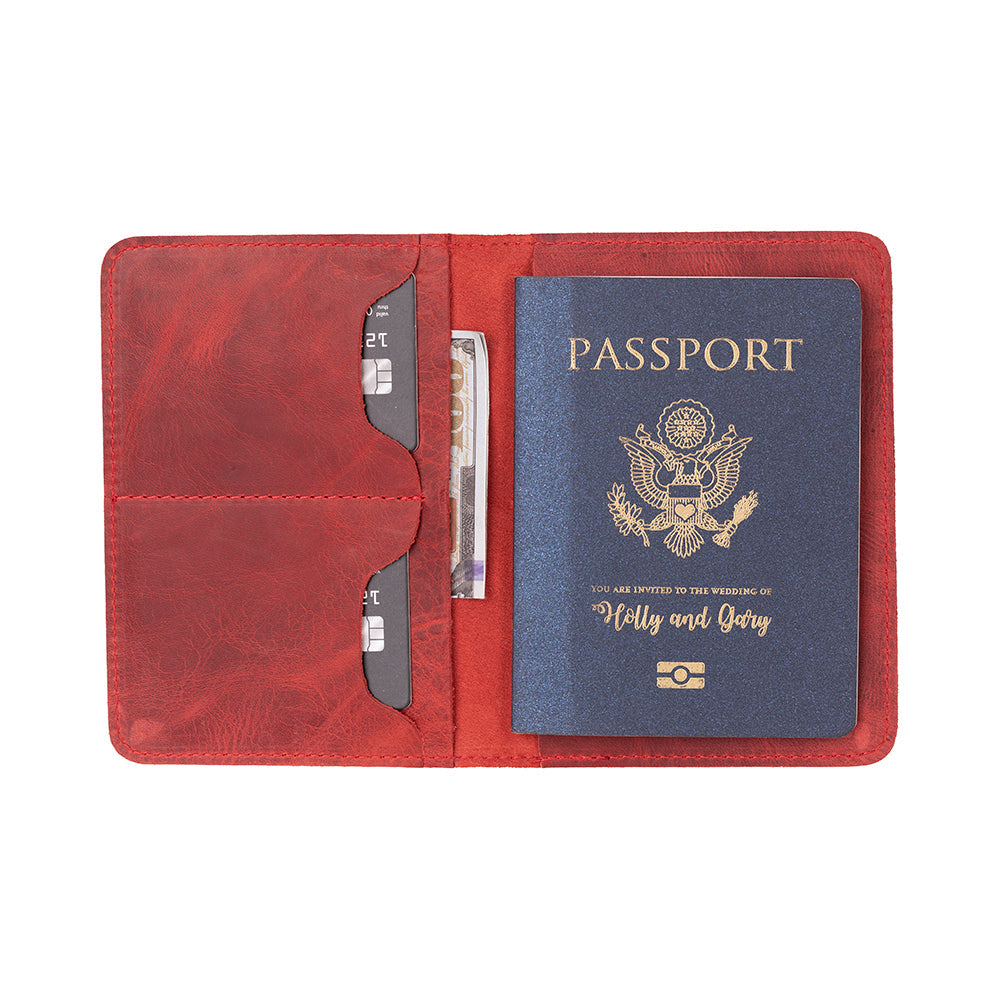 Viaggio Leather Passport Wallet