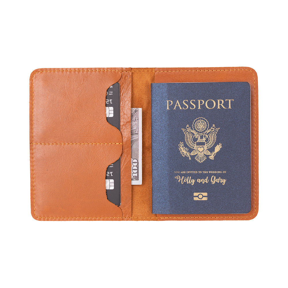 Viaggio Leather Passport Wallet