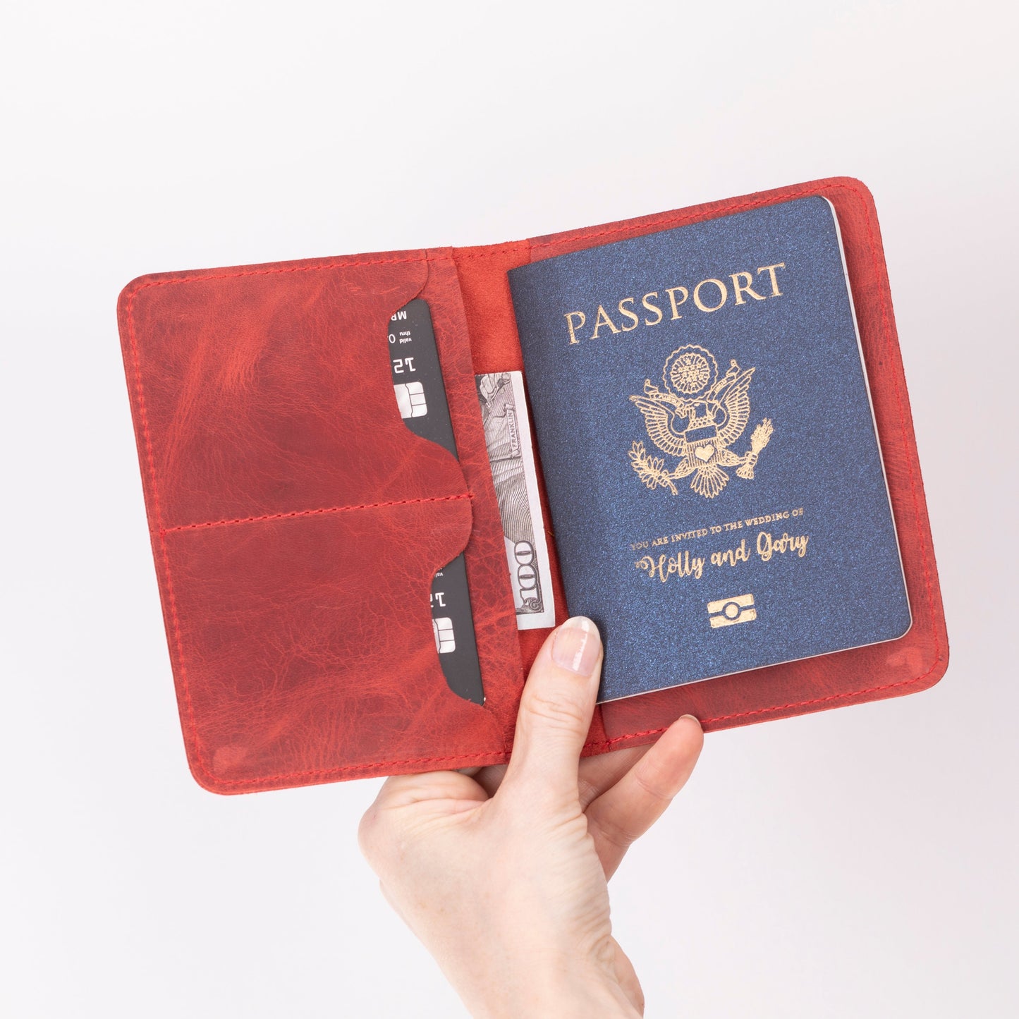 Viaggio Leather Passport Wallet