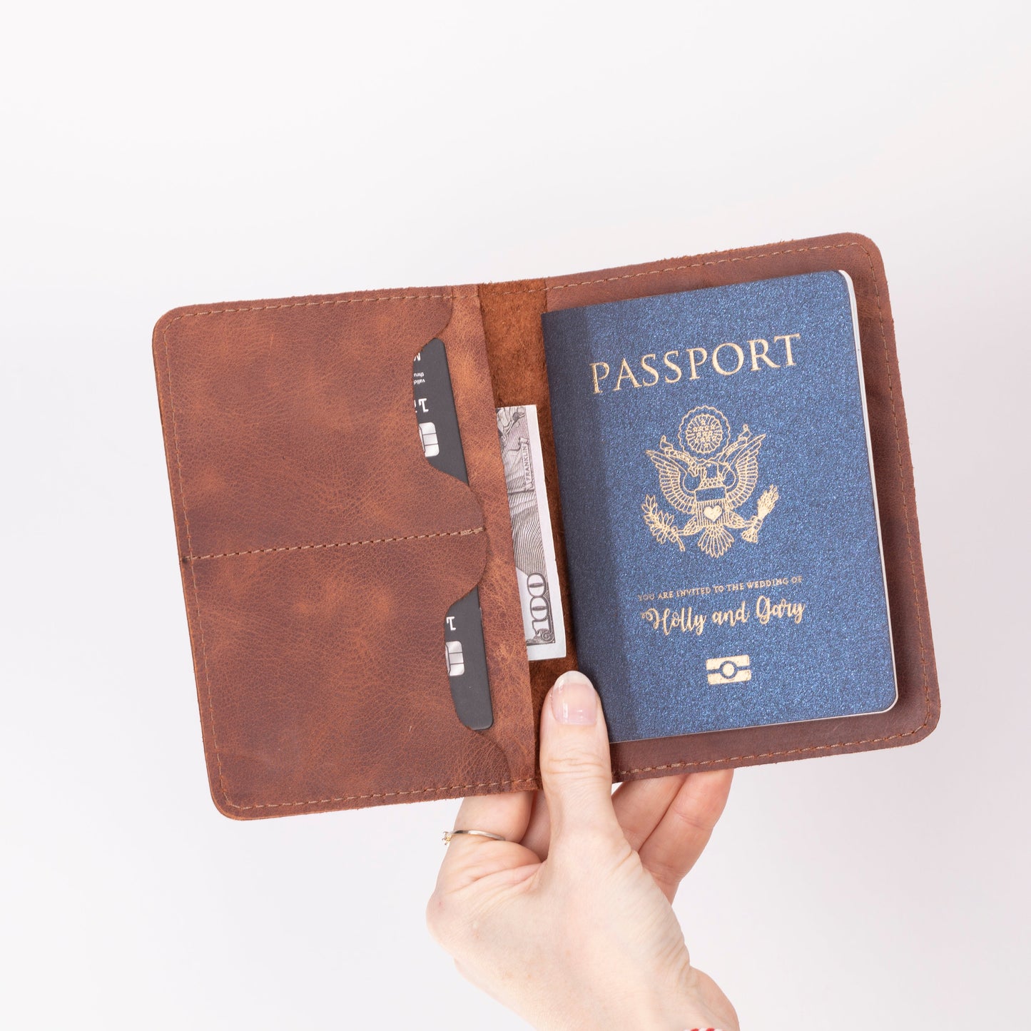 Viaggio Leather Passport Wallet