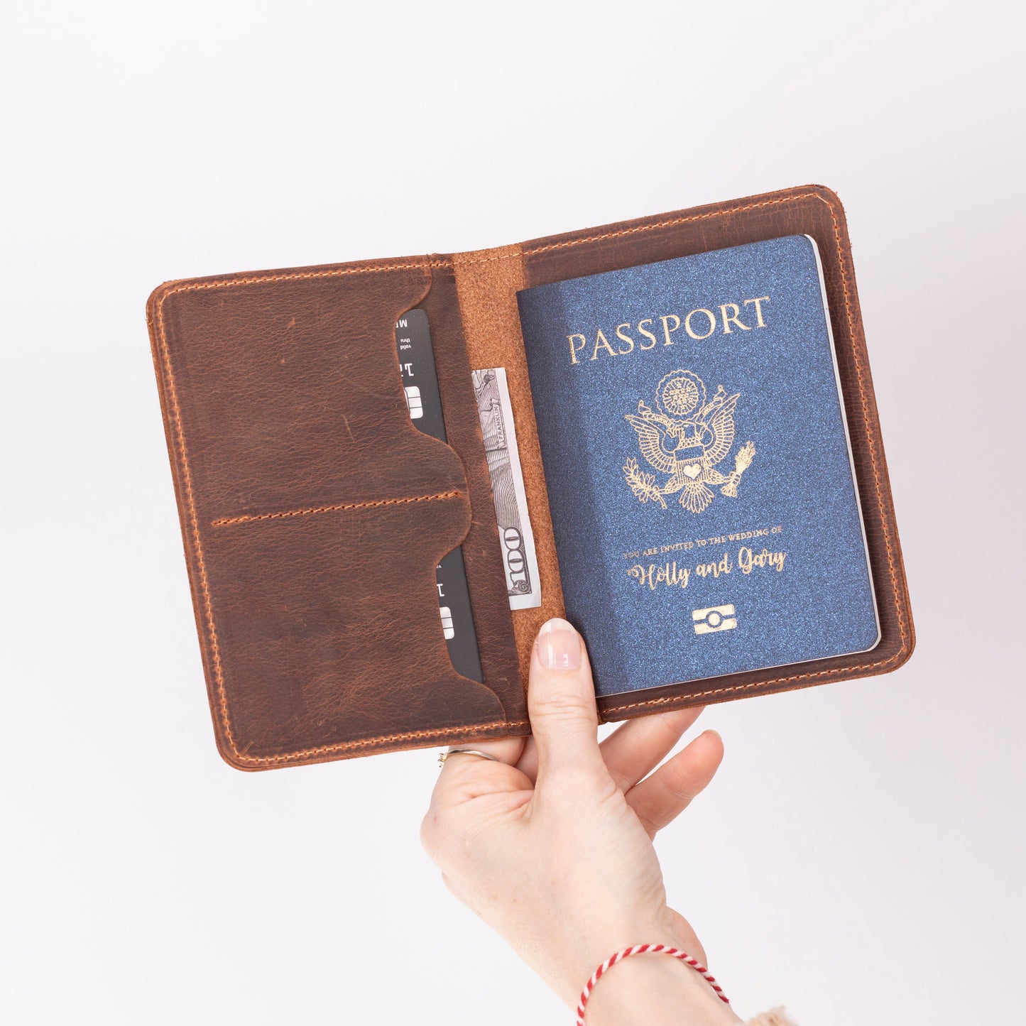 Viaggio Leather Passport Wallet