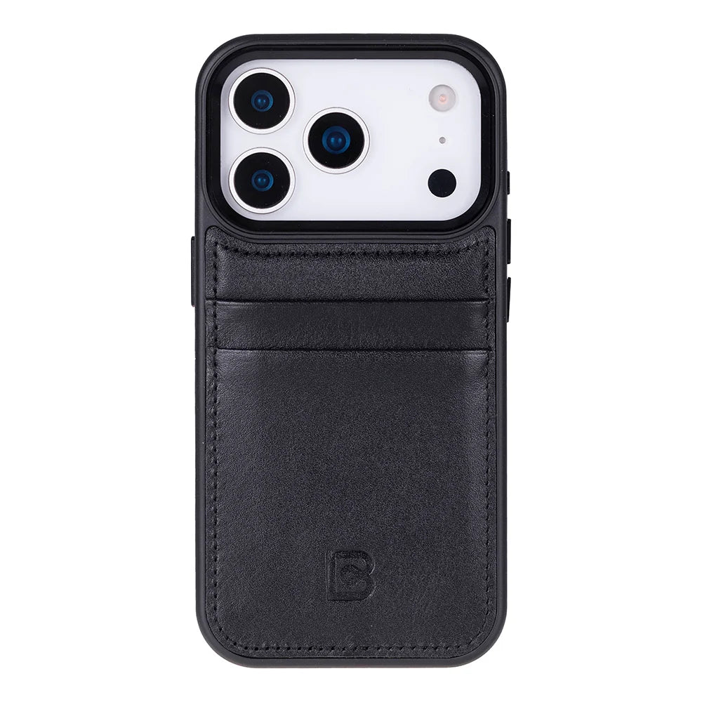 Flex Cover Leather iPhone 18 Pro / 17 Pro Case with Card Holder