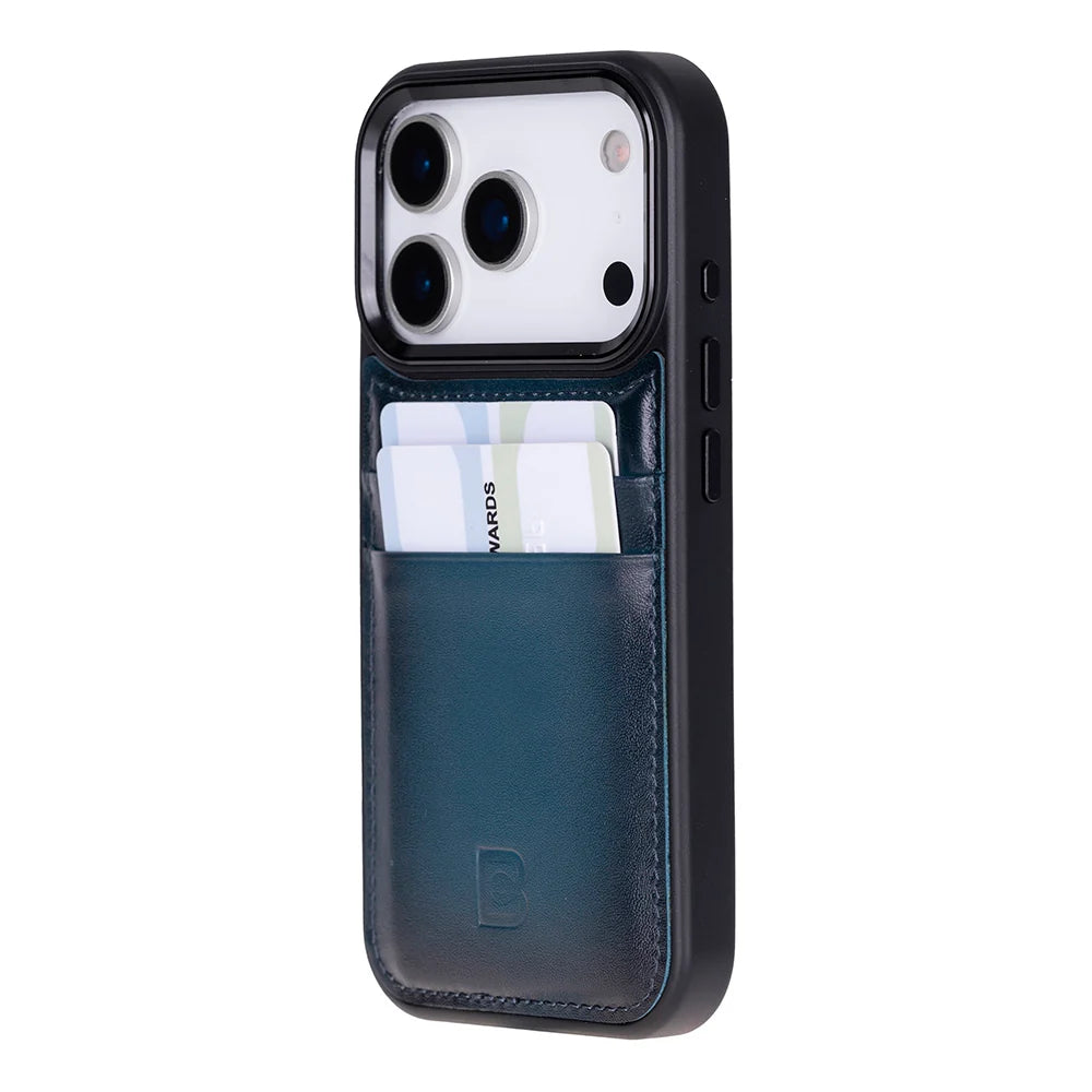 Flex Cover Leather iPhone 18 Pro / 17 Pro Case with Card Holder