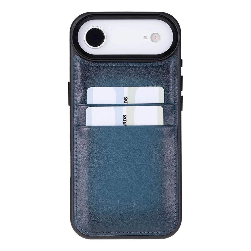 Flex Cover Leather iPhone 17 Air Case with Card Holder