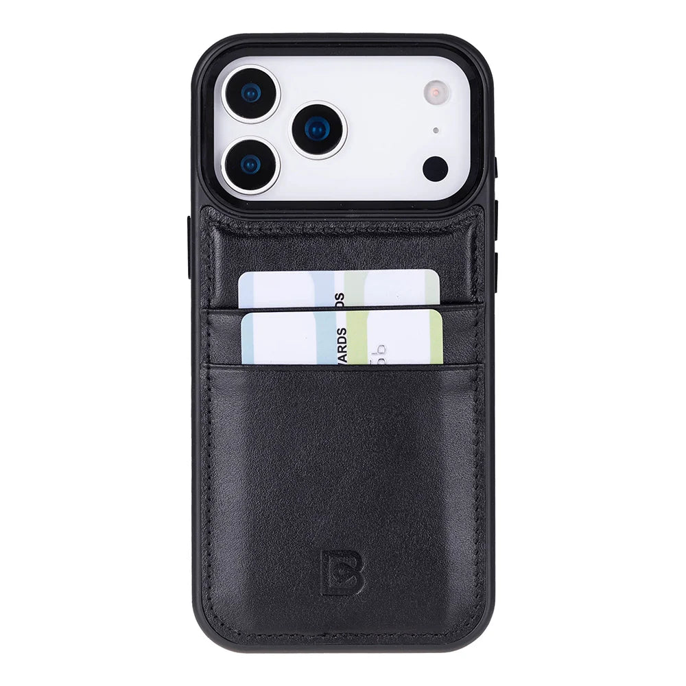 Flex Cover Leather iPhone 18 Pro Max / 17 Pro Max Case with Card Holder