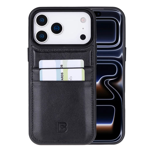 Flex Cover Leather iPhone 18 Pro Max / 17 Pro Max Case with Card Holder