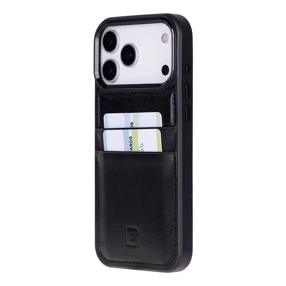 Flex Cover Leather iPhone 18 Pro Max / 17 Pro Max Case with Card Holder