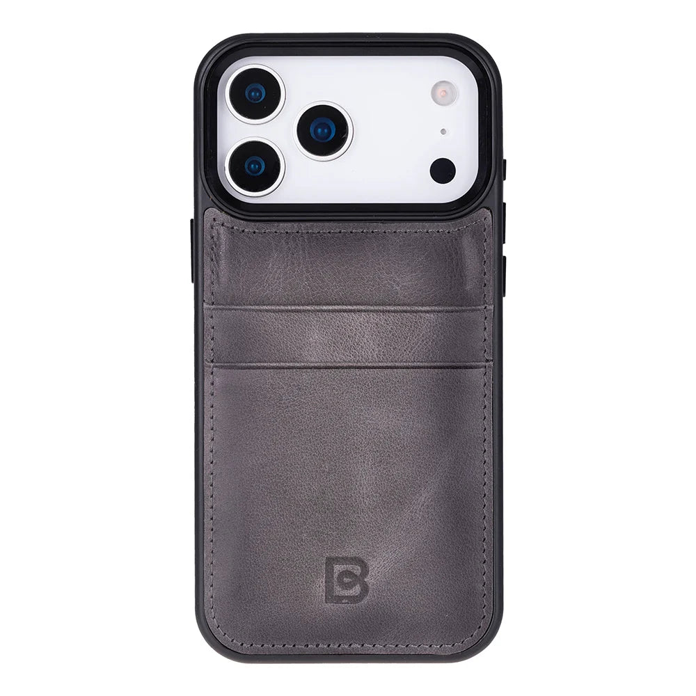 Flex Cover Leather iPhone 18 Pro Max / 17 Pro Max Case with Card Holder