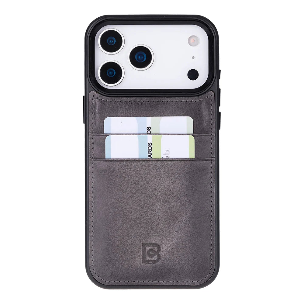 Flex Cover Leather iPhone 18 Pro Max / 17 Pro Max Case with Card Holder