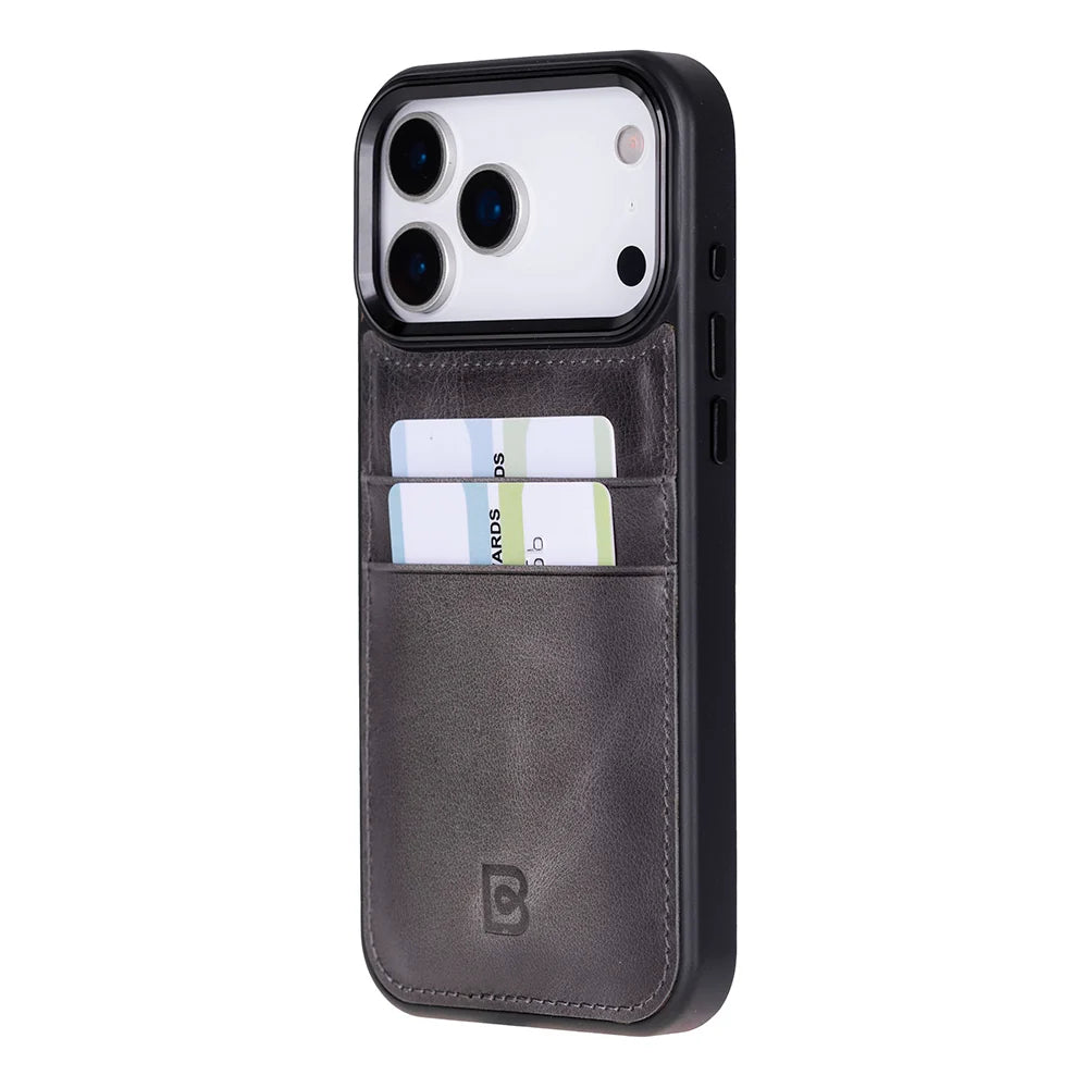 Flex Cover Leather iPhone 18 Pro Max / 17 Pro Max Case with Card Holder