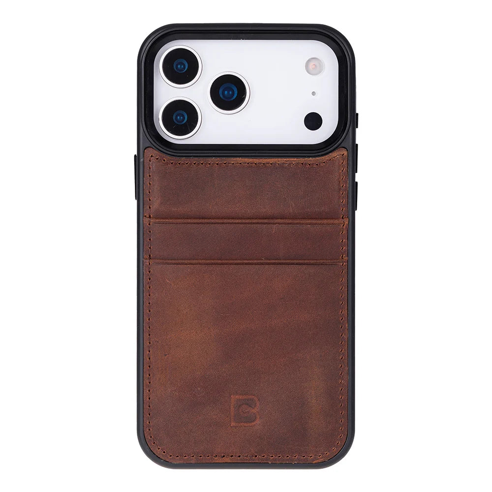 Flex Cover Leather iPhone 18 Pro Max / 17 Pro Max Case with Card Holder