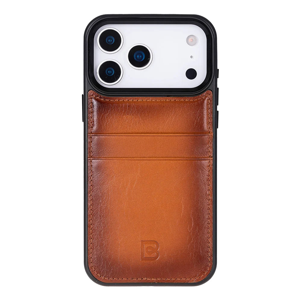 Flex Cover Leather iPhone 18 Pro Max / 17 Pro Max Case with Card Holder