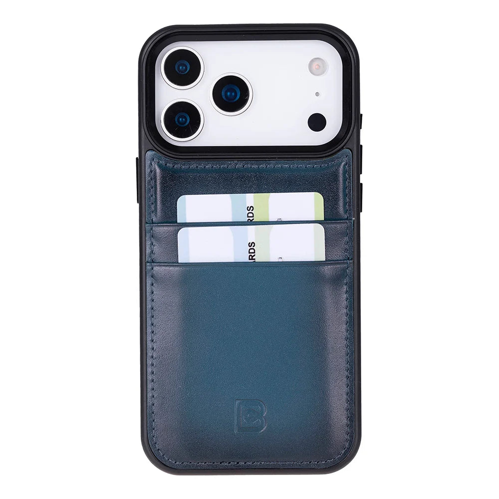 Flex Cover Leather iPhone 18 Pro Max / 17 Pro Max Case with Card Holder