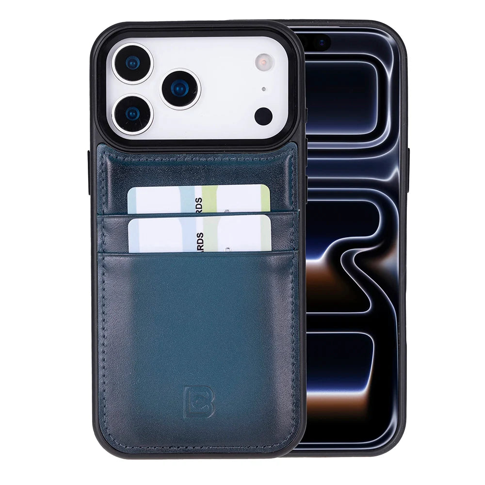 Flex Cover Leather iPhone 18 Pro Max / 17 Pro Max Case with Card Holder