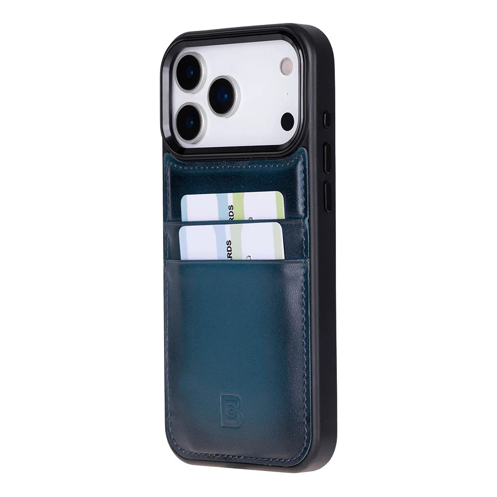 Flex Cover Leather iPhone 18 Pro Max / 17 Pro Max Case with Card Holder