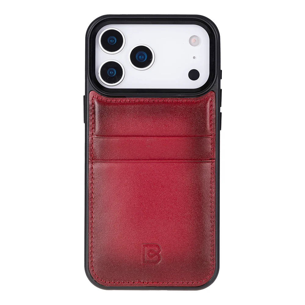 Flex Cover Leather iPhone 18 Pro Max / 17 Pro Max Case with Card Holder
