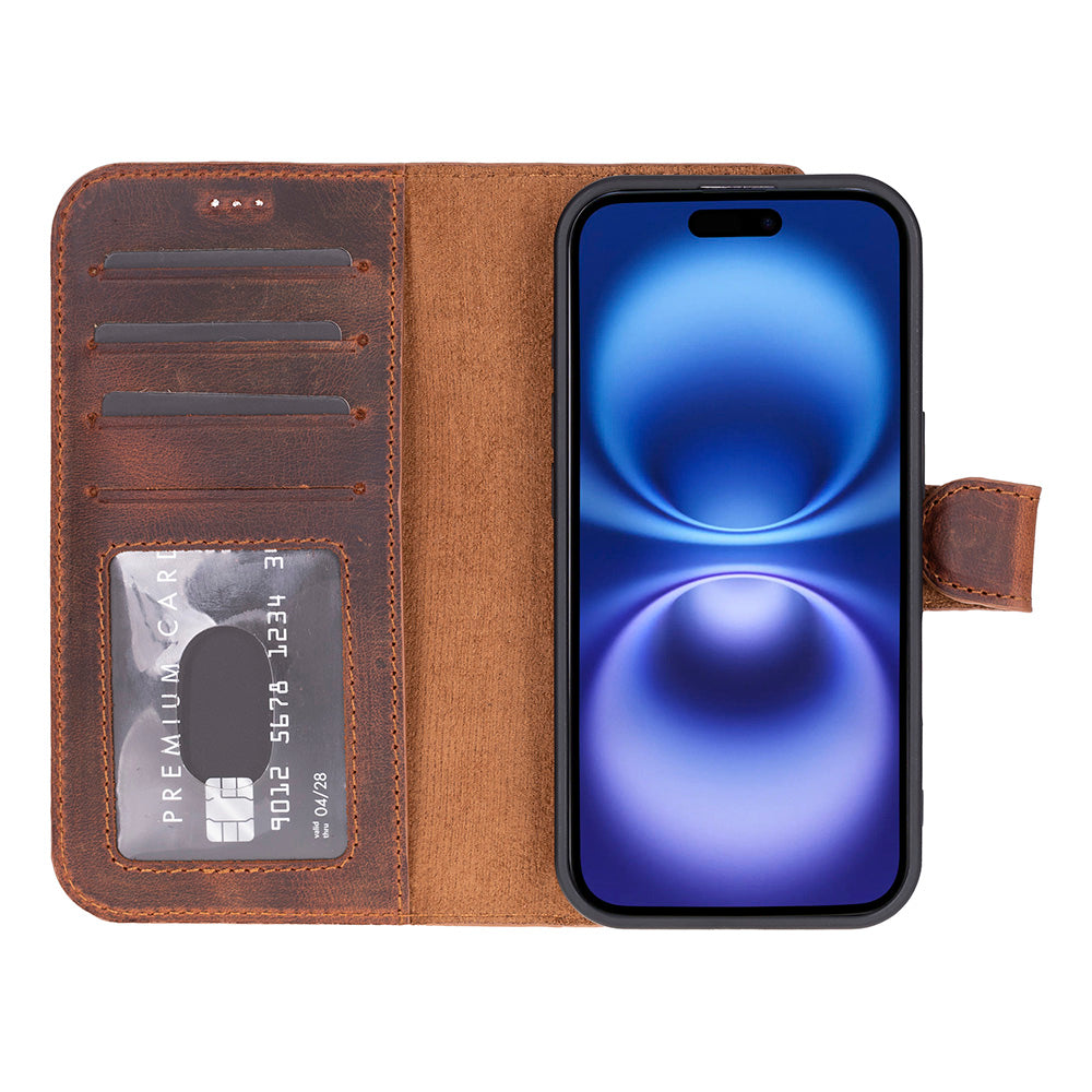 Magic I Phone 17 Leather Detachable Wallet Case