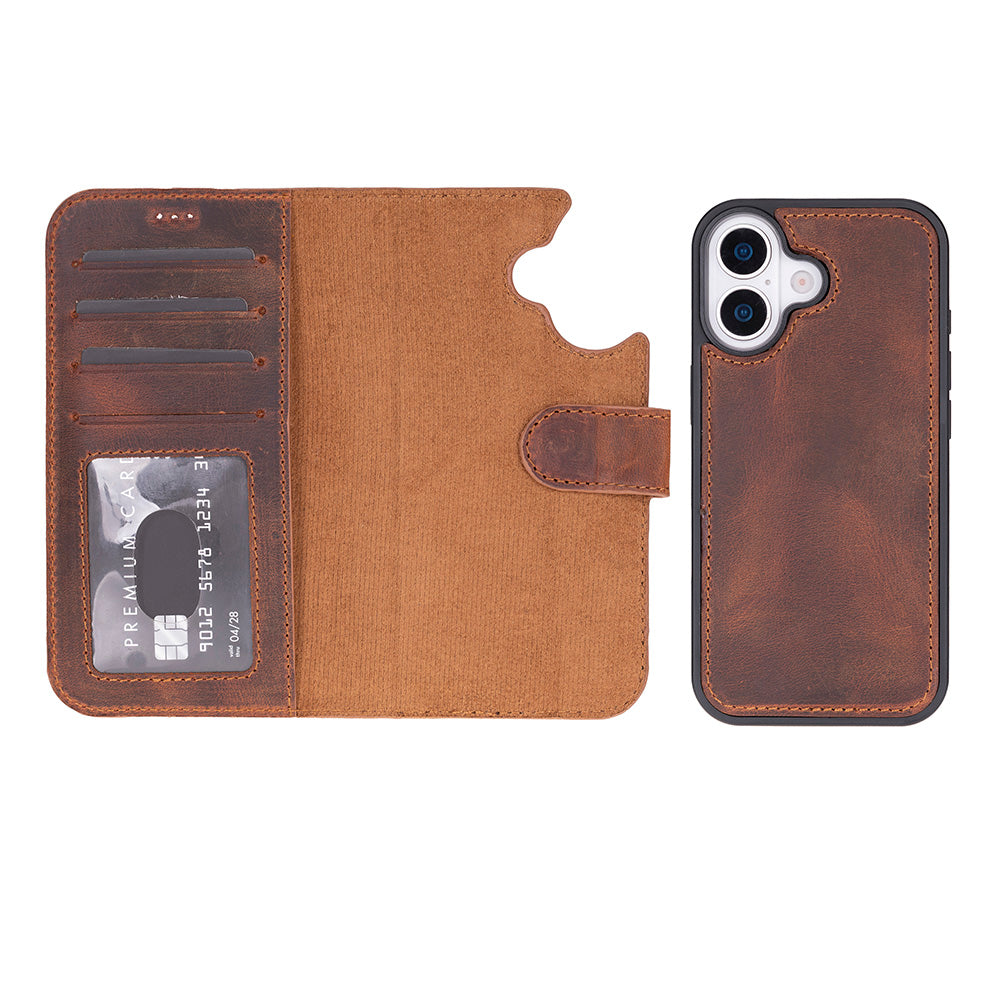 Magic I Phone 17 Leather Detachable Wallet Case