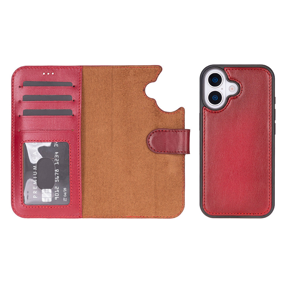 Magic I Phone 17 Leather Detachable Wallet Case