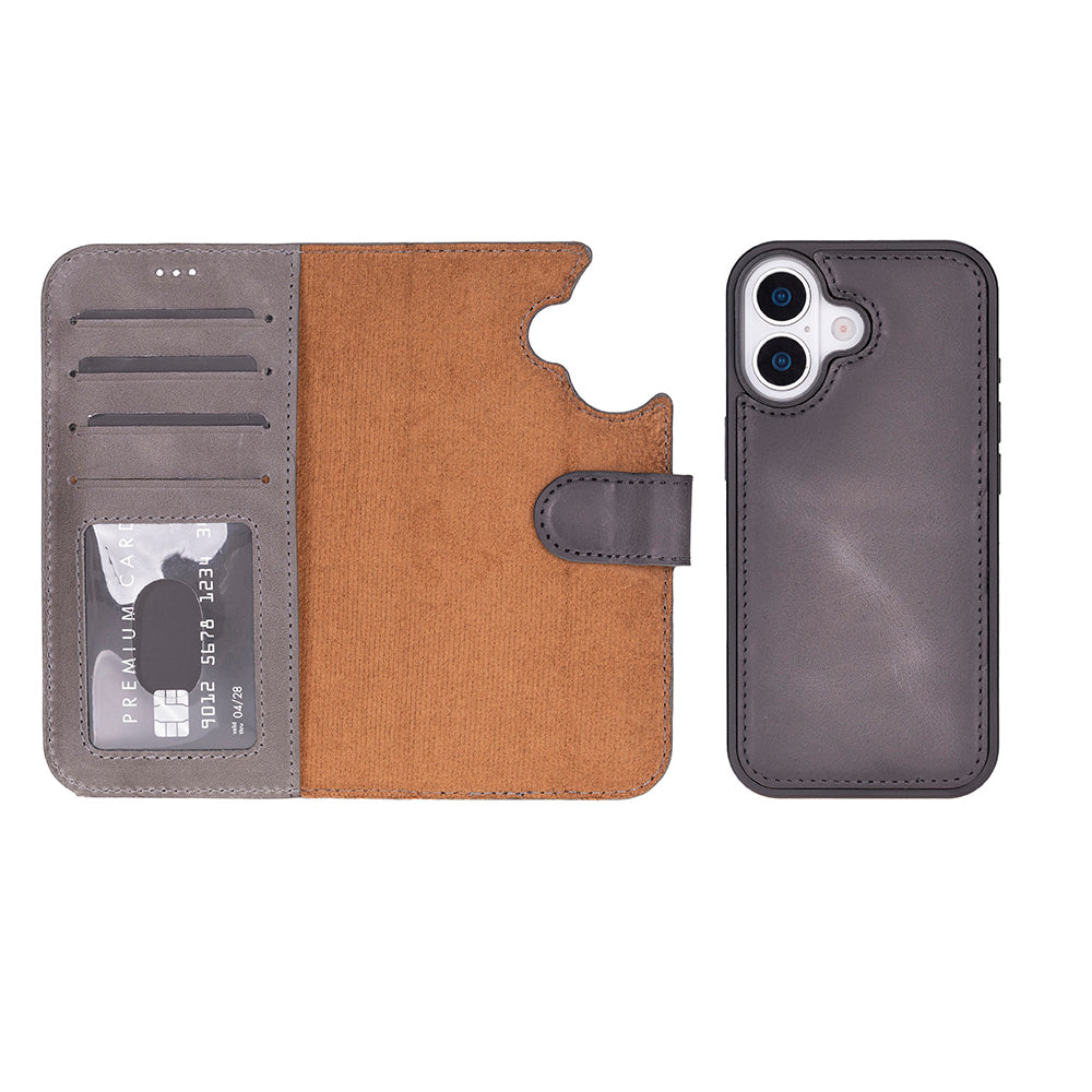 Magic I Phone 17 Leather Detachable Wallet Case