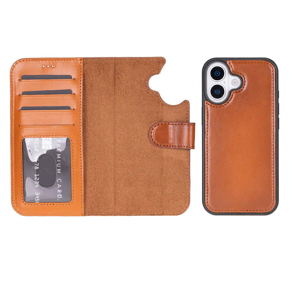 Magic I Phone 17 Leather Detachable Wallet Case