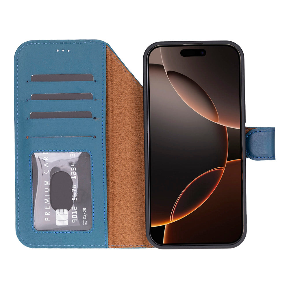 Magic I Phone 17 Pro Leather Detachable Wallet Case