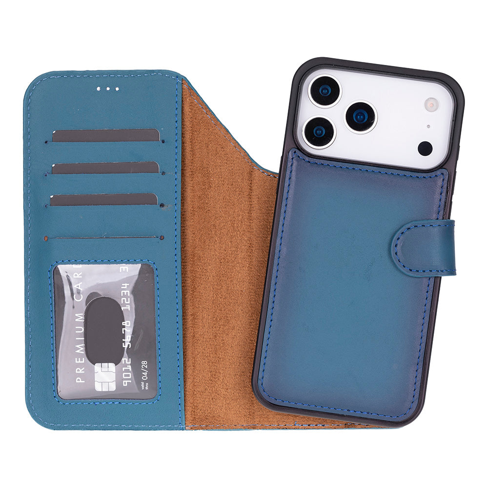 Magic I Phone 17 Pro Leather Detachable Wallet Case
