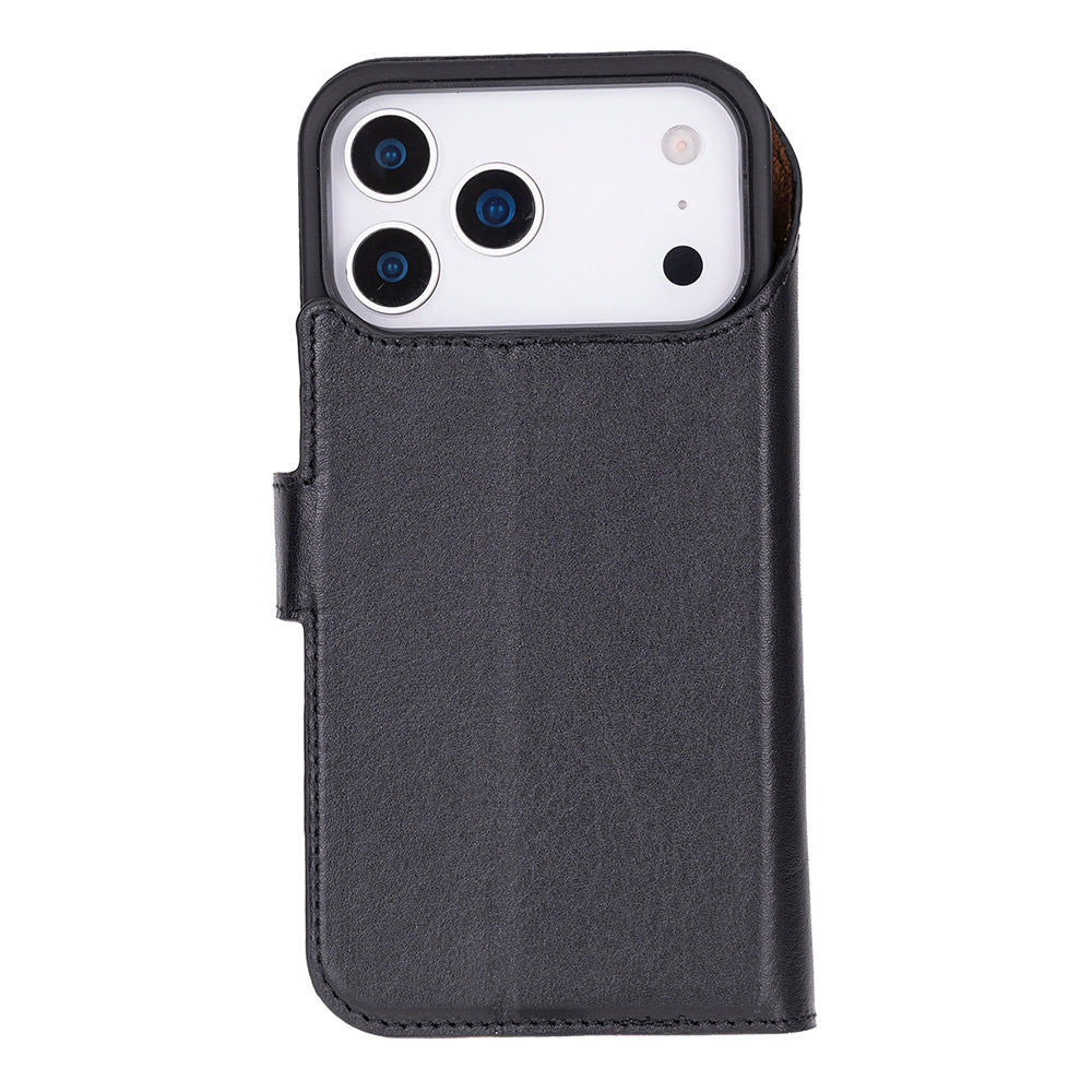Magic I Phone 17 Pro Max Leather Detachable Wallet Case