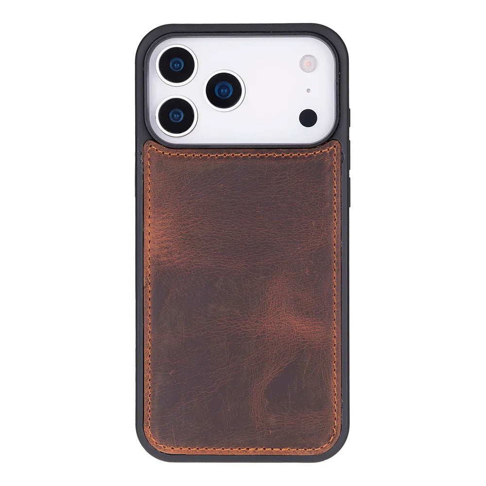 Sengul Genuine Leather Wallet Case for iPhone 18 Pro