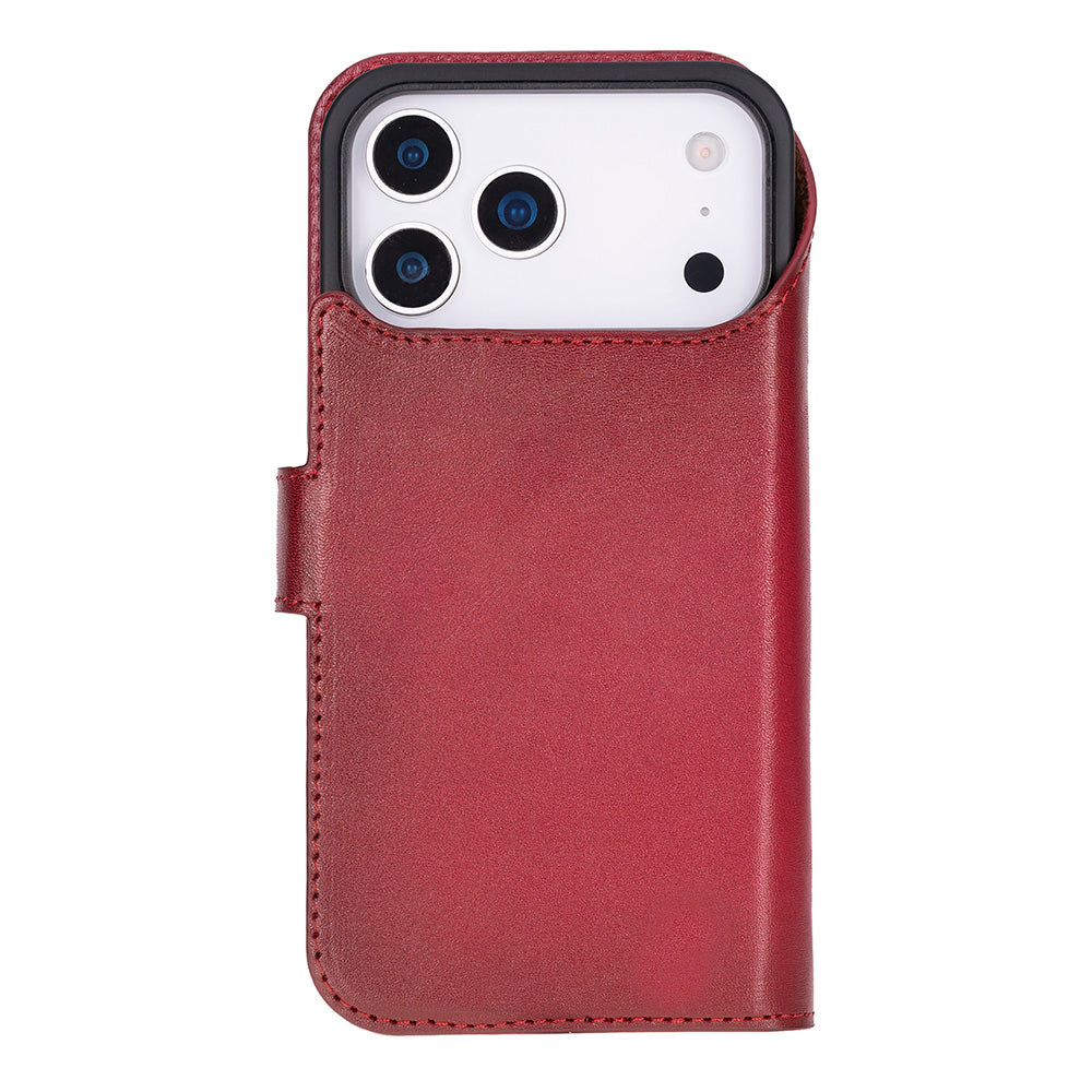 Magic I Phone 17 Pro Max Leather Detachable Wallet Case