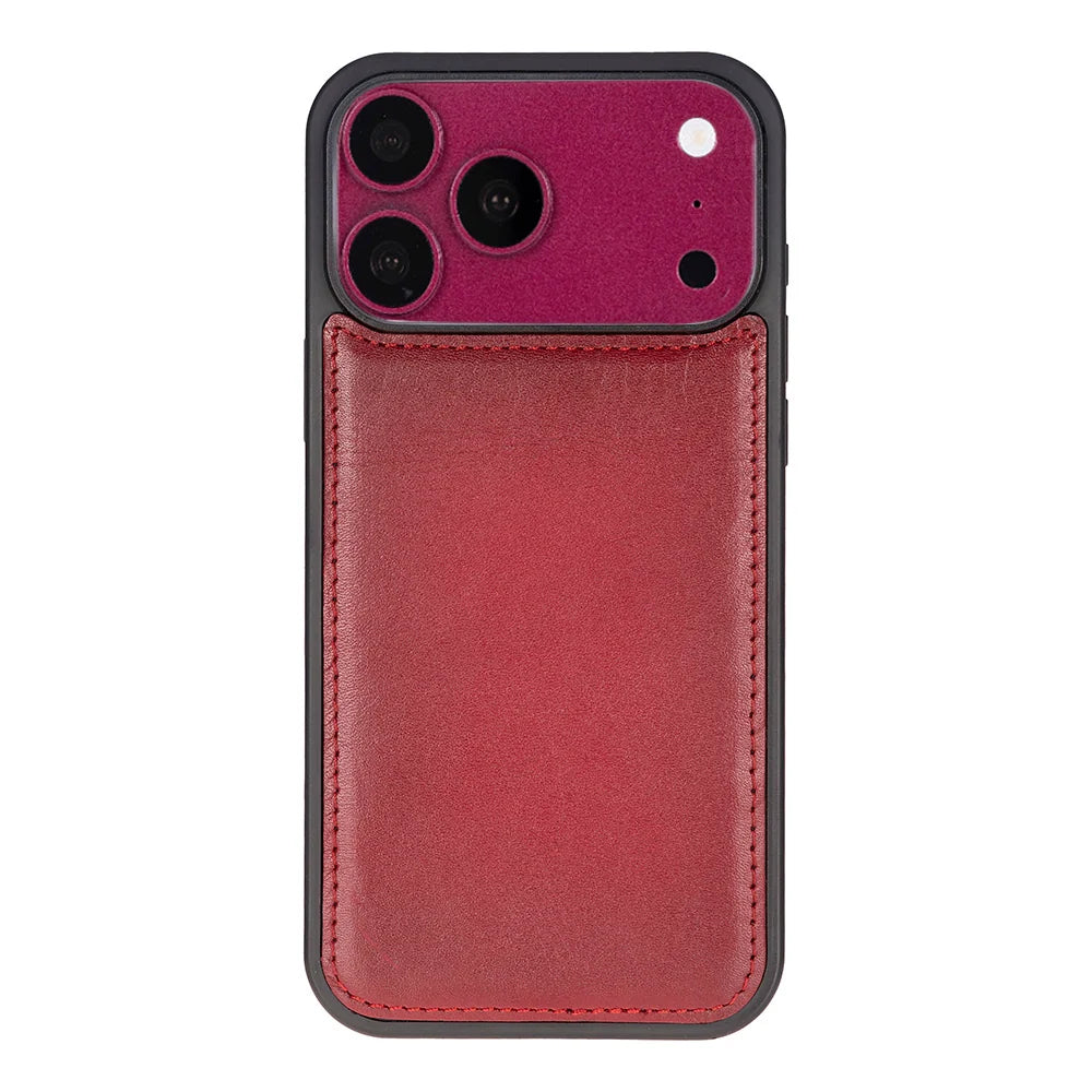 Sengul Genuine Leather Wallet Case for iPhone 18 Pro