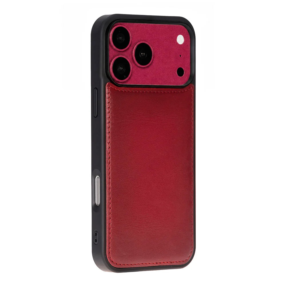 Sengul Genuine Leather Wallet Case for iPhone 18 Pro