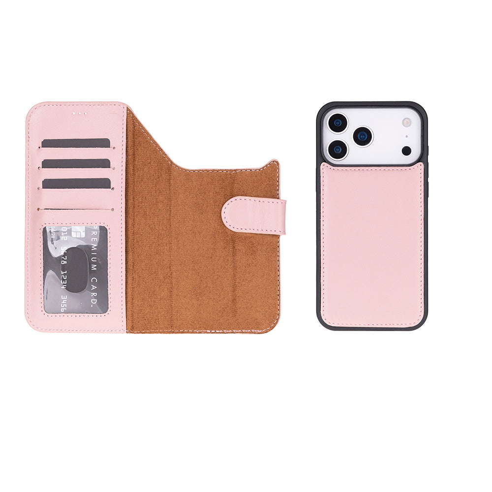 Magic I Phone 17 Pro Leather Detachable Wallet Case