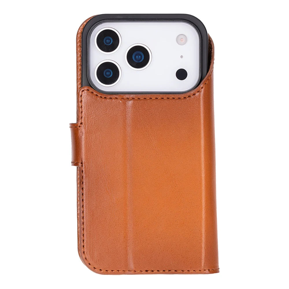 Magic iPhone 18 Pro / 17 Pro Detachable Leather Wallet Case