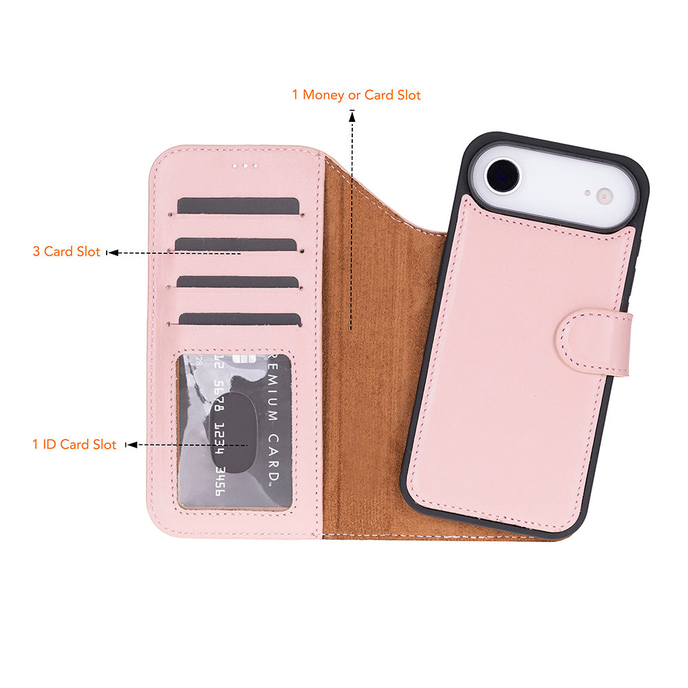 Magic I Phone 17 Air Leather Detachable Wallet Case