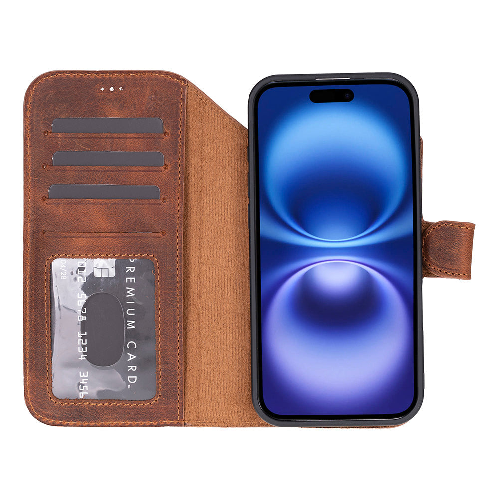 Magic I Phone 17 Air Leather Detachable Wallet Case