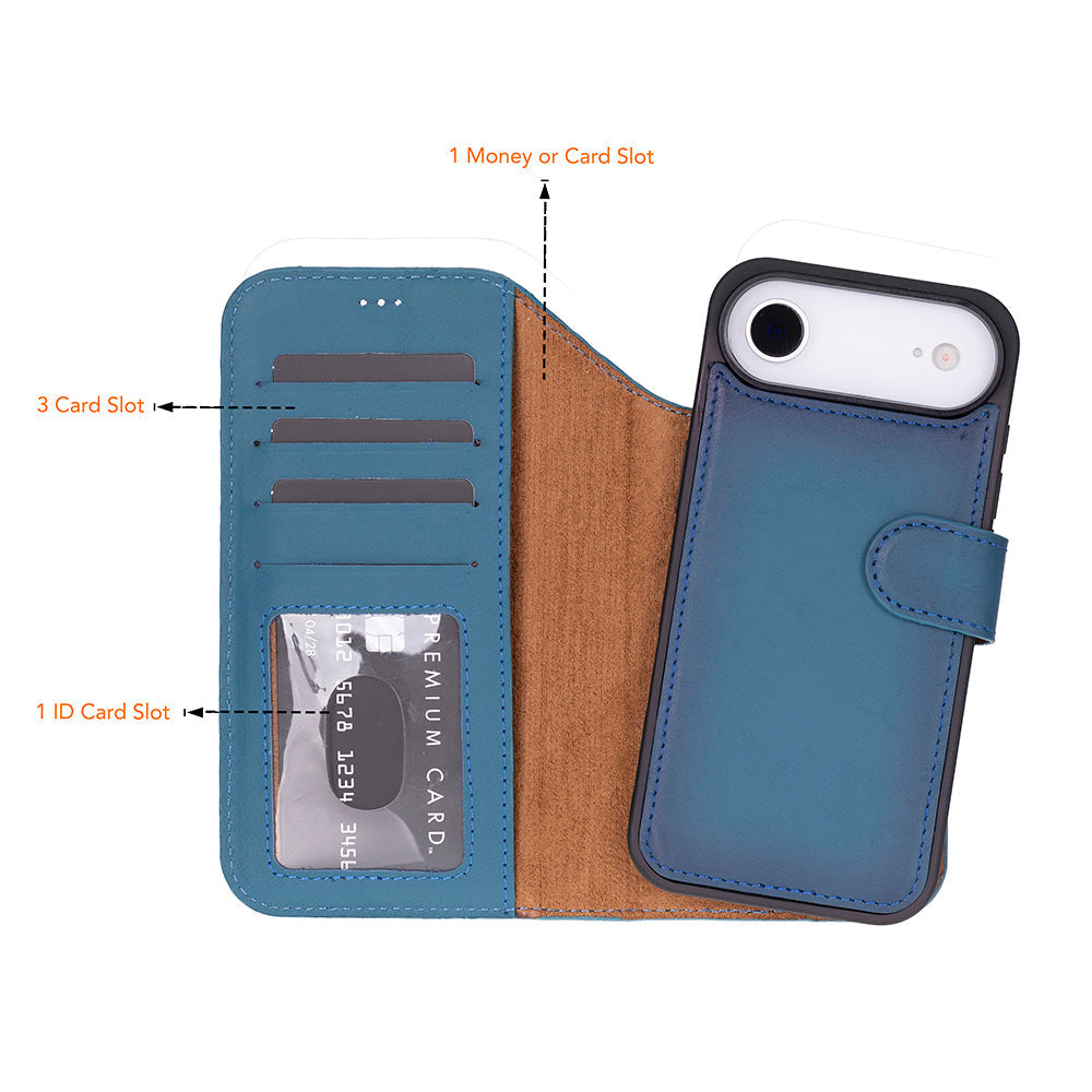 Magic I Phone 17 Air Leather Detachable Wallet Case