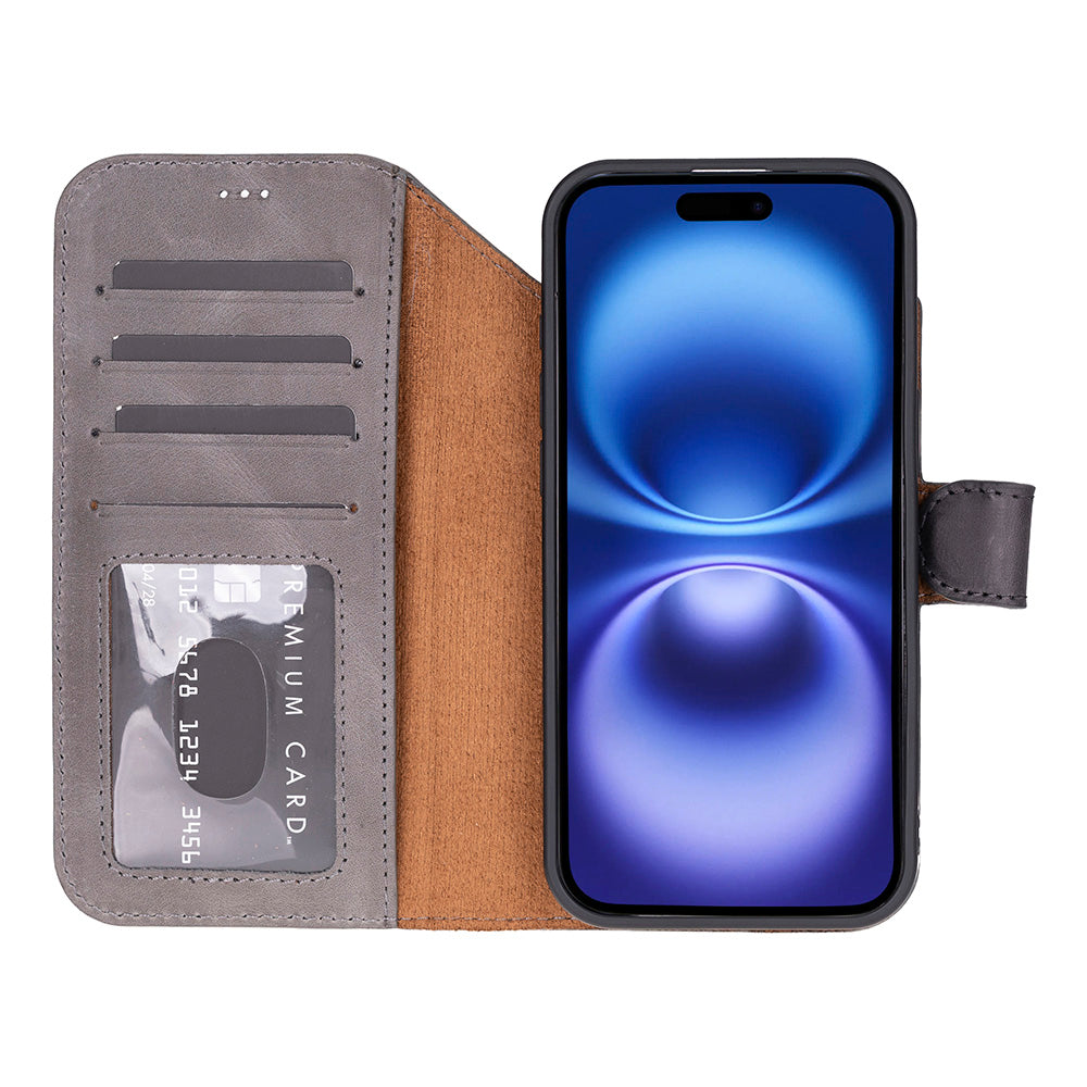Magic I Phone 17 Air Leather Detachable Wallet Case