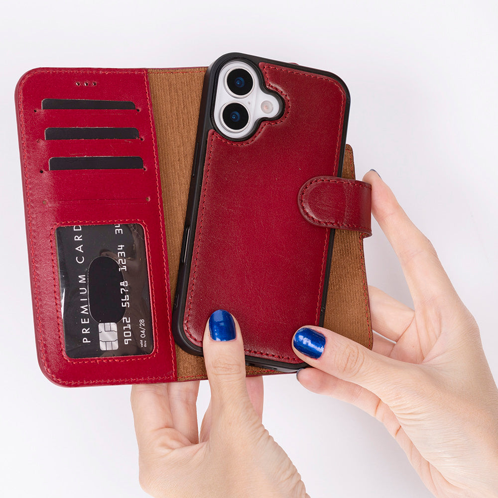Magic I Phone 17 Leather Detachable Wallet Case