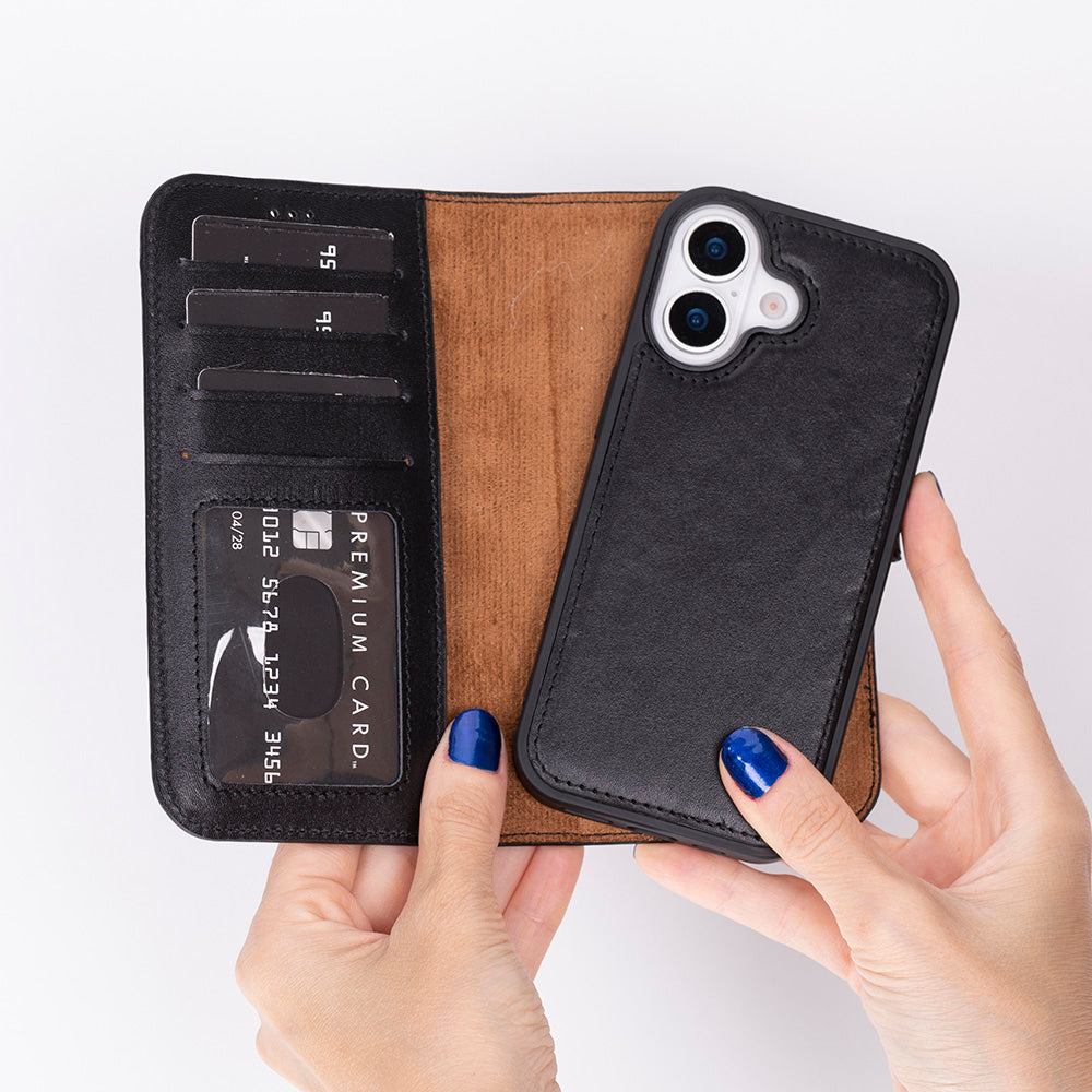 Magic I Phone 17 Leather Detachable Wallet Case