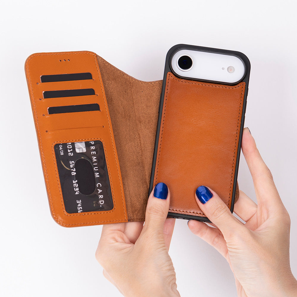 Magic I Phone 17 Air Leather Detachable Wallet Case